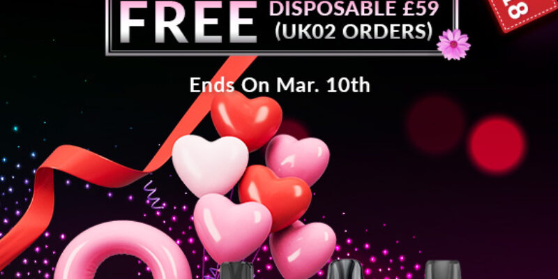 18% OFF Sitewide For Women’s Day Vape Sale